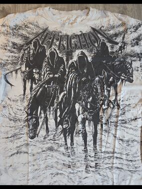 Vintage Affliction Men's White XL Tee